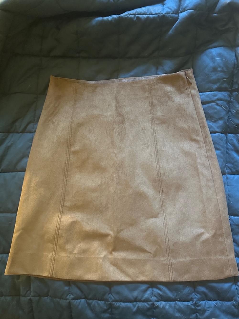 Aritzia Babaton Faux-Suede A-Line Skirt